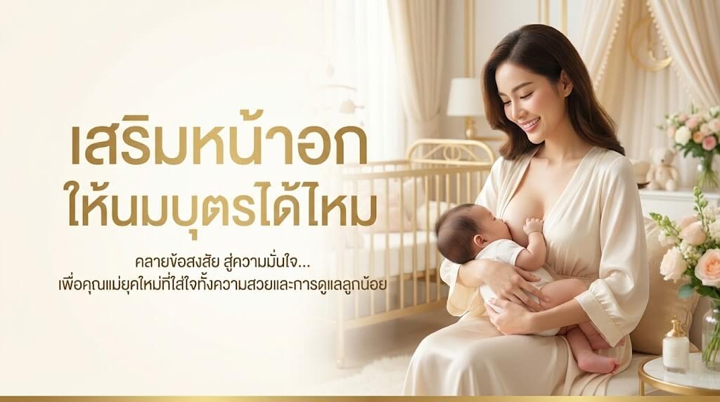 เสริมหน้าอก ให้นมบุตรได้ไหม